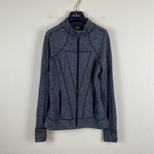 Ivivva by Lululemon Perfect Your Practice Jacket in Coco Pique Black White